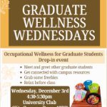Graduate Wellness Wednesday - Occupational Wellness on December 9, 2025